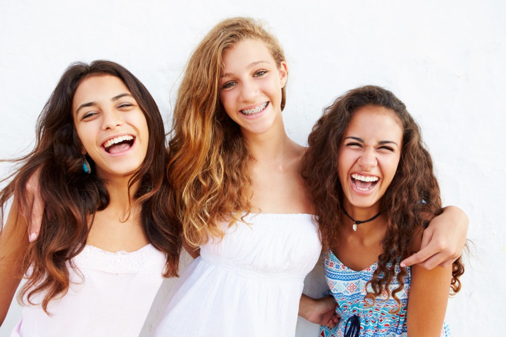 Young Girls Smiling